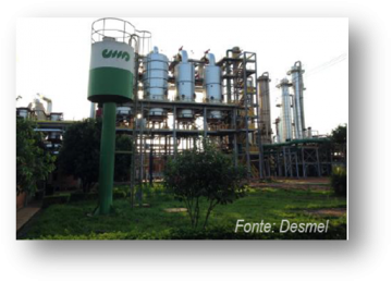 Projeto para a ampliação da capacidade da Destilarias Melhoramentos S.A - (Unidade Jussara)